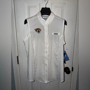 Columbia PFG Tamiami Sleeveless Shirt – Jacksonville Jaguars | UPF 40 | NWT